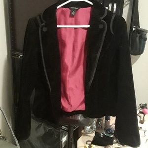 WHBM velvet blazer